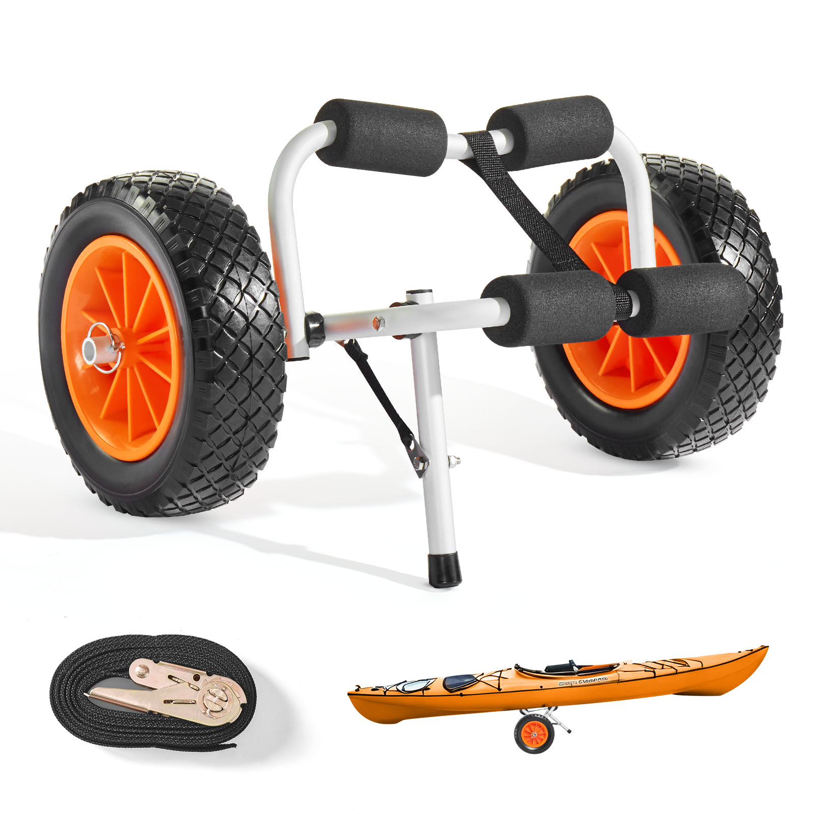 Fishing Kayak Cart - Carrello per Kayak Pieghevole SucceBuy da