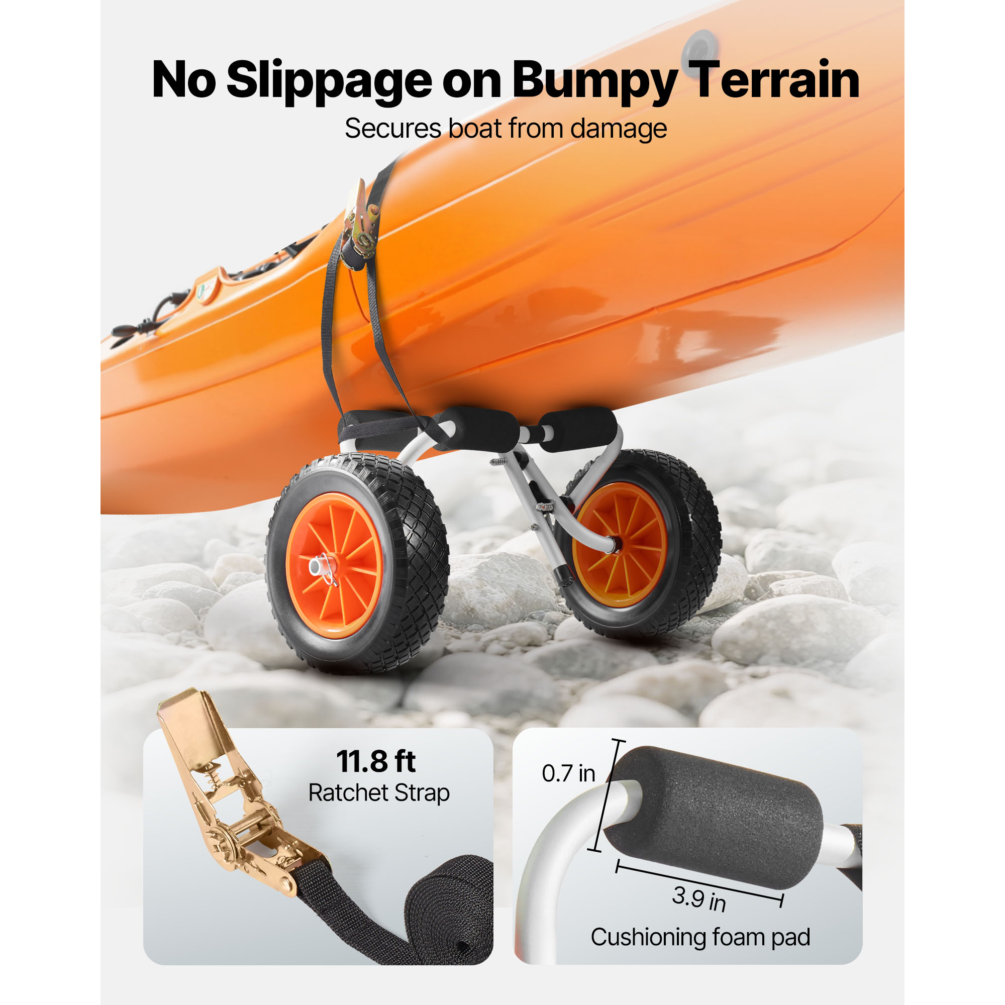 Carrello per Kayak Pieghevole  - Fishing Kayak Cart recensione e prezzo